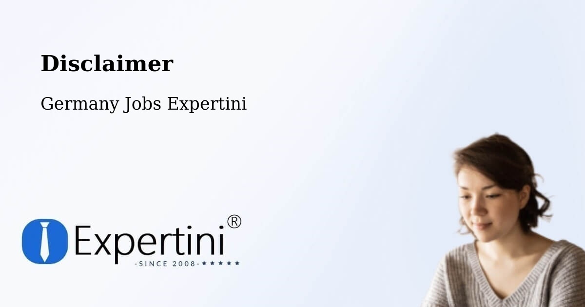 Disclaimer – Brackenheim - Germany Jobs Expertini